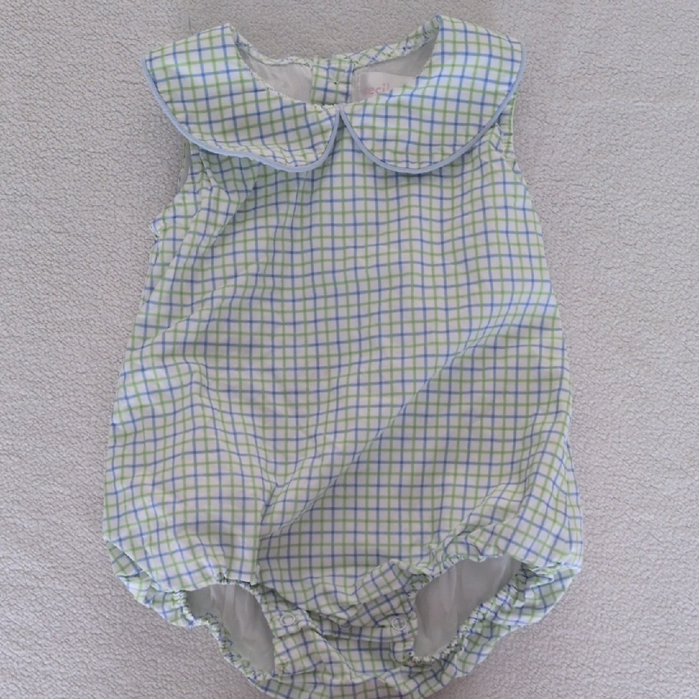 Plaid Kids One Piece Bodysuit